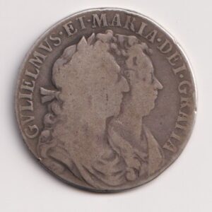 1689 William and Mary Half Crown S 3434