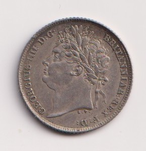 1825 sixpence