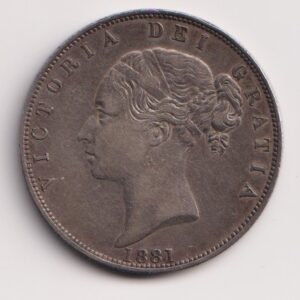 1881 Half Crown Queen Victoria S 3889