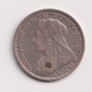 1895 Queen Victoria  3 Pence S 3942