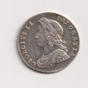 1729 George II Silver Maundy Threepence – S.3713