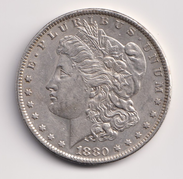 1880 O USA silver Morgan dollar